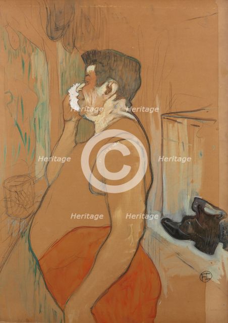 Monsieur Caudieux, acteur de café concert, 1896. Creator: Toulouse-Lautrec, Henri, de (1864-1901).