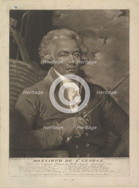 Monsieur de St. George, April 4, 1788. Creator: William Ward.