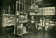 Monsieur Detaille in his Studio 1900. Creator: Unknown