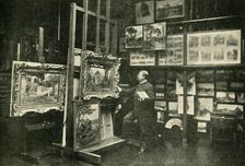 Monsieur Detaille in his Studio 1900. Creator: Unknown
