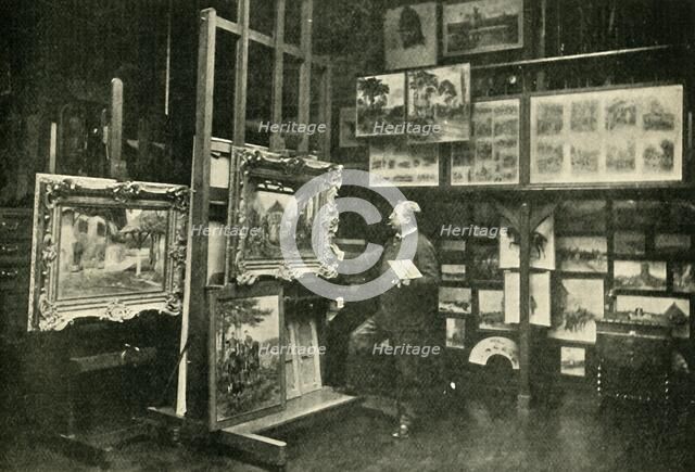 'Monsieur Detaille in his Studio', 1900.  Creator: Unknown.