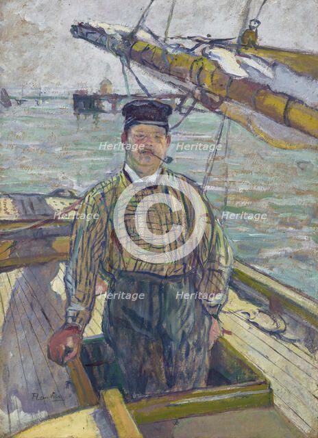 Monsieur Emile Davoust, 1889. Creator: Toulouse-Lautrec, Henri, de (1864-1901).