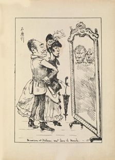 Monsieur et Madame vont dans le Monde, 1887. Creator: Bigot; Georges (1860-1927)
