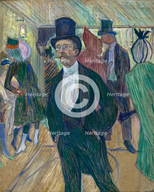 Monsieur Fourcade , 1889. Creator: Toulouse-Lautrec, Henri, de (1864-1901).
