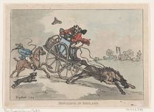 Monsieur in England, 1788., 1788. Creator: Thomas Rowlandson