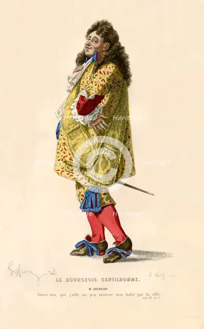 Monsieur Jourdain, 1868. Creator: L Wolff.