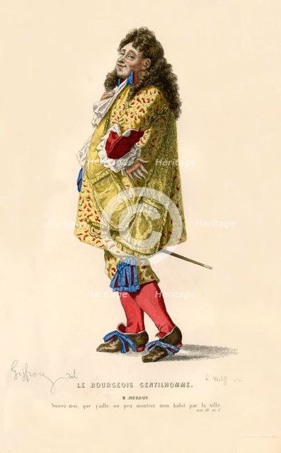 Monsieur Jourdain, 1868. Creator: L Wolff.