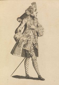Monsieur Le Frizeur, May 21, 1771. Creator: Attributed to Henry William Bunbury