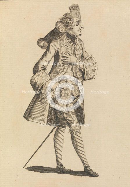 Monsieur Le Frizeur, May 21, 1771. Creator: Attributed to Henry William Bunbury.