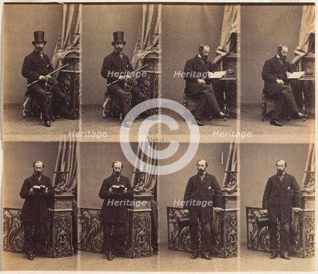 Monsieur Merlen, 1861. Creator: André-Adolphe-Eugène Disdéri (French, 1819-1889).