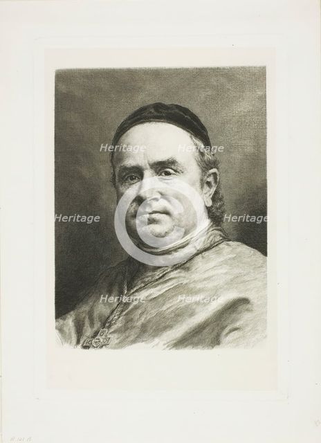 Monsignor Pie, Bishop of Poitiers, 1879. Creator: Claude Ferdinand Gaillard.