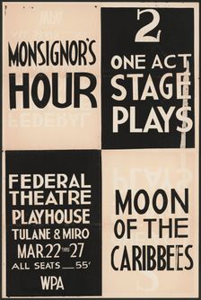 Monsignor's Hour, New Orleans, 1938. Creator: Unknown