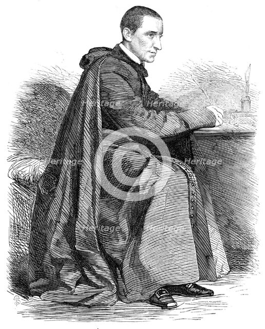 Monsignore De Mérode, lately the Pope's Minister of War, 1865. Creator: Unknown.