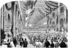Monster festival for railway employes at Crewe, 1861