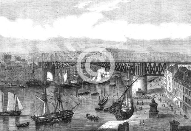 Monster swing-bridge at Brest, 1861. Creator: Unknown.