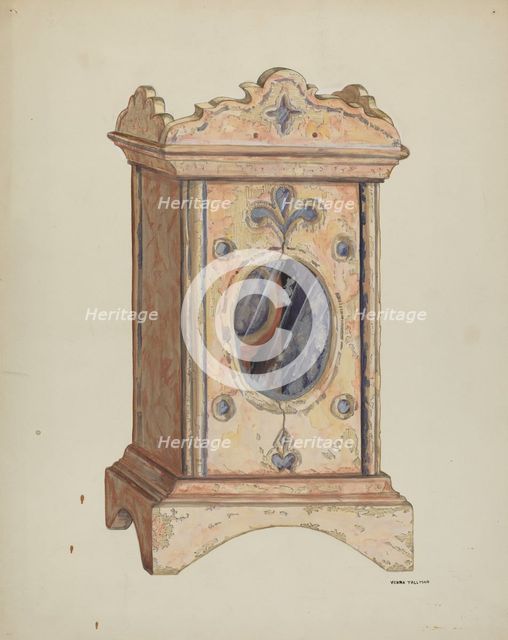 Monstrance, c. 1937. Creator: Verna Tallman.