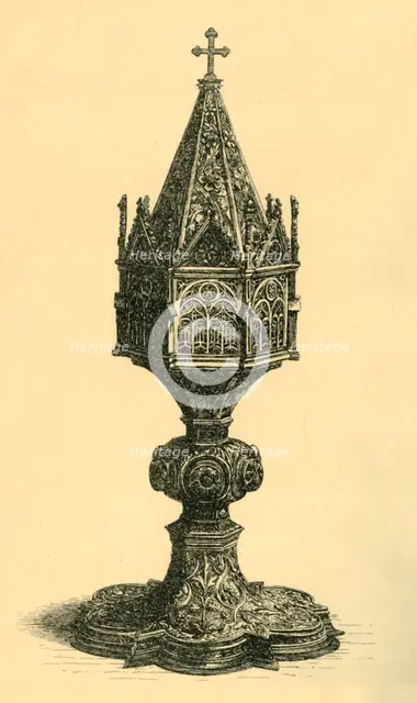 Monstrance, c1450, (1881).  Creator: Frederick Albert Slocombe.