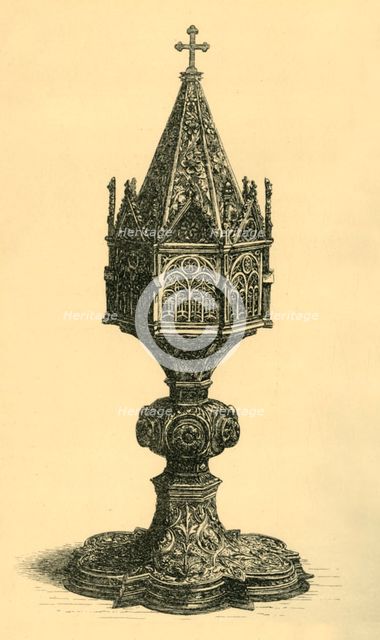 Monstrance, c1450, (1881).  Creator: Frederick Albert Slocombe.