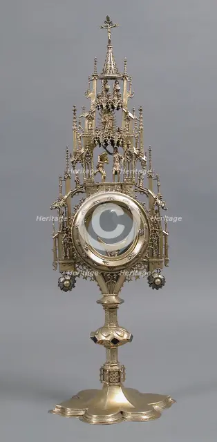 Monstrance, German, about 1450. Creator: Unknown.