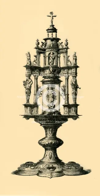 Monstrance, late 16th century, (1881). Creator: John Watkins.