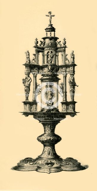 Monstrance, late 16th century, (1881). Creator: John Watkins.