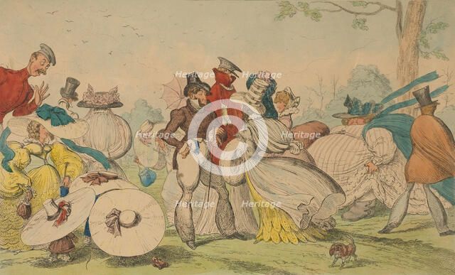 Monstrosities of 1825 & 6. Creator: Cruikshank, George (1792-1878).