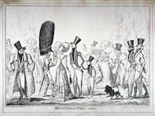 Monstrosities of 1821 1835. Artist: George Cruikshank