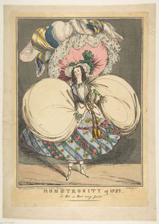 Monstrosity of 1829: "Lo this is their very guise", 1829. Creator: Attributed to William Heath ('Paul Pry') (British, London 1795-1840 Hampstead)