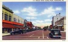 Monroe Street, looking north, Tallahassee, Florida, USA