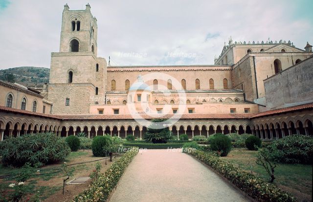Monreale cathedral in Sicily, 12th century. Artist: Unknown