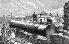 "Mons Meg", Edinburgh Castle, 1860. Creator: Unknown