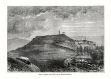 Mont Auxois and the statue of Vercingetorix, France, 1879