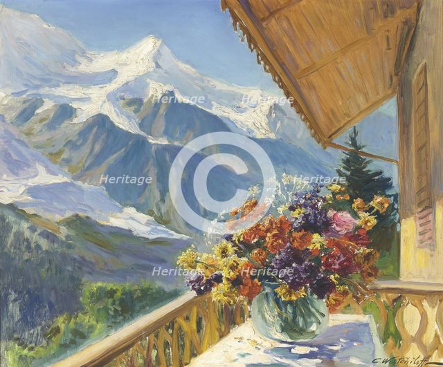 Mont Blanc. Artist: Veshchilov, Konstantin Alexandrovich (1878-1945)