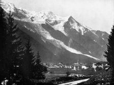 Mont Blanc from Switzerland, 1893.Artist: John L Stoddard
