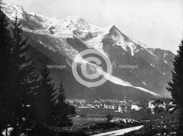 Mont Blanc from Switzerland, 1893.Artist: John L Stoddard