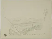 Mont Blanc from the Jura, n.d. Creator: Unknown