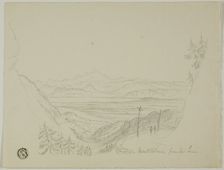 Mont Blanc from the Jura, n.d. Creator: Unknown