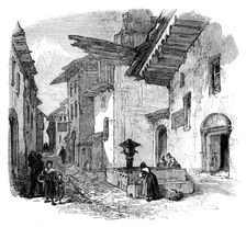 Mont Cenis Railway scenery: Salbertrand, 1871. Creator: Unknown