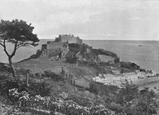 Mont Orgueil Castle, Jersey c1896. Artist: Carl Norman