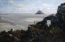 Mont Saint Michel 1881. Artist: Emmanuel Lansyer
