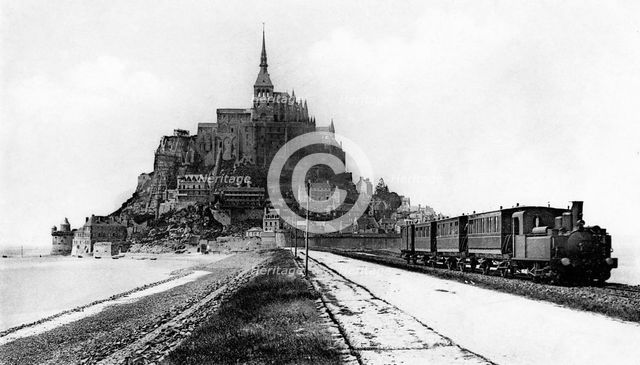 Mont-Saint-Michel, 20th Century.Artist: A L'Hermine