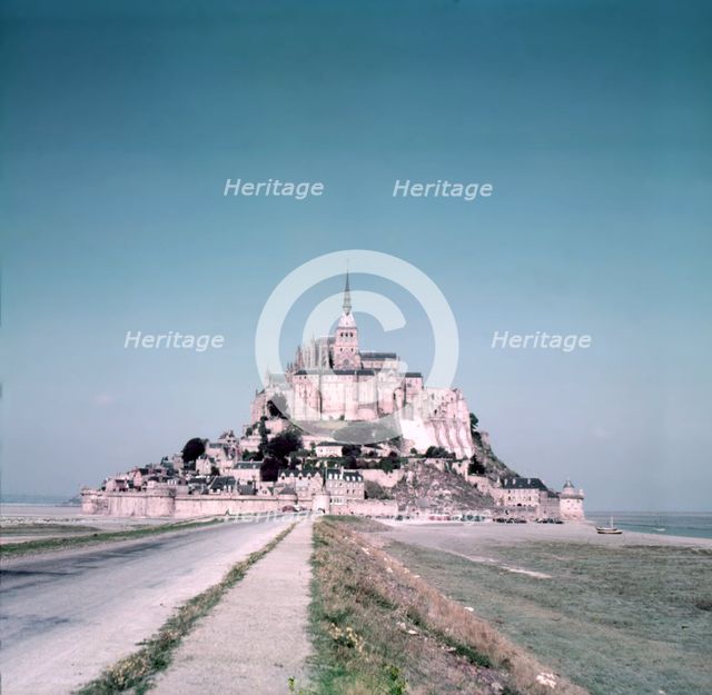 Mont-Saint-Michel, Brittany, France, c1955. Creator: Arthur Charles Kirby Ware.