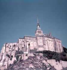 Mont-Saint-Michel, Brittany, France, c1955. Creator: Arthur Charles Kirby Ware