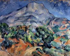 Mont Sainte-Victoire 1896-1898. Artist: Paul Cezanne