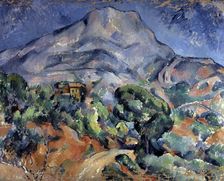 Mont Sainte-Victoire 1896-1898. Artist: Paul Cezanne