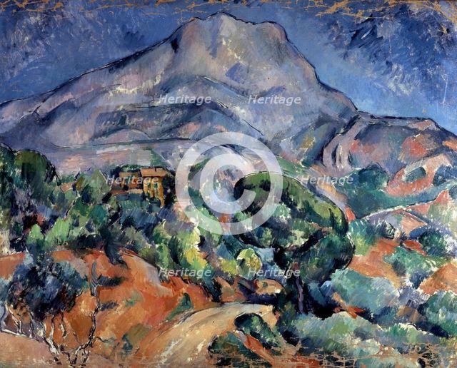 'Mont Sainte-Victoire', 1896-1898. Artist: Paul Cezanne