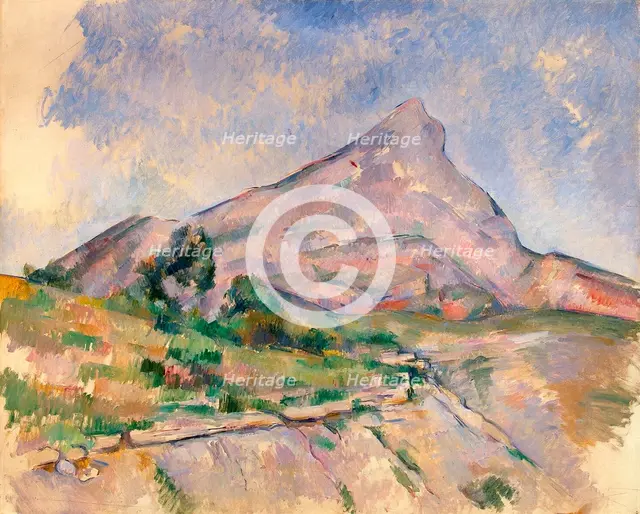 'Mont Sainte-Victoire', 1897-1898.  Artist: Paul Cezanne