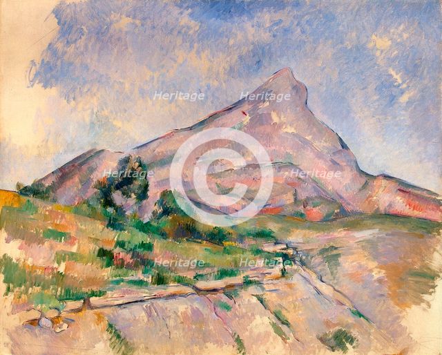 'Mont Sainte-Victoire', 1897-1898.  Artist: Paul Cezanne