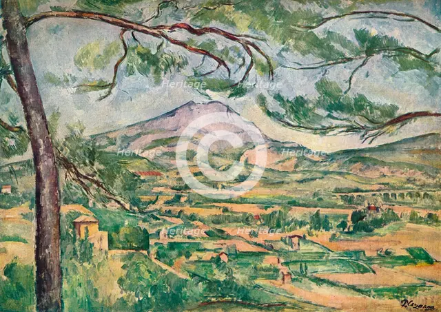 'Mont Sainte-Victoire with Large Pine', c1887. 