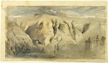Mont Saleve, c.1840. Creator: John Ruskin